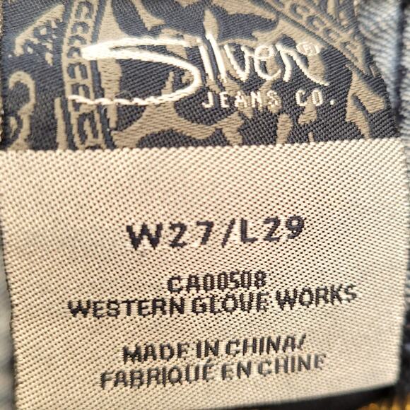 Silver Jeans Women's W27 L29 Dark Blue Low Rise Suki Jegging Skinny Denim Ankle - Picture 10 of 12